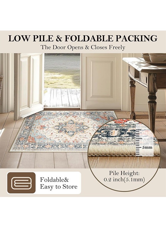 JCB CHIC سجاد غرفة المعيشة بساط غرفة المعيشة ， سجاد منطقة قابل للغسل 200 × 300 سم غير قابل للانزلاق حديث وناعم تجريدي لغرفة المعيشة مدخل غرفة النوم، نمط مطبوع - Image 3