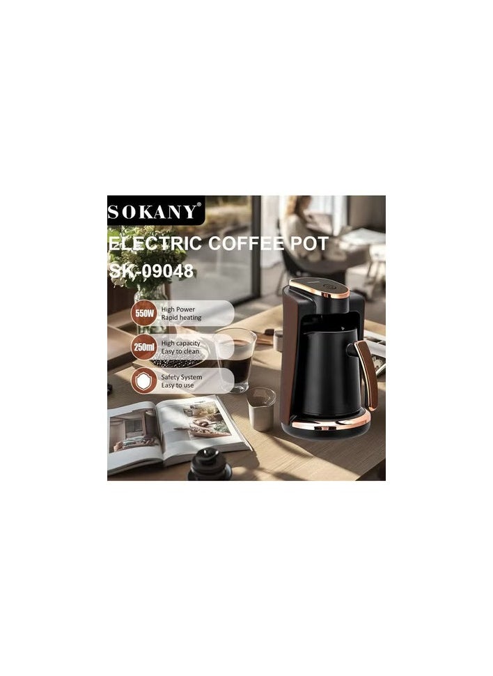 sokany - Touch Screen Turkish Coffee Maker/Auto Power Off/250 ml/550W - Image 1
