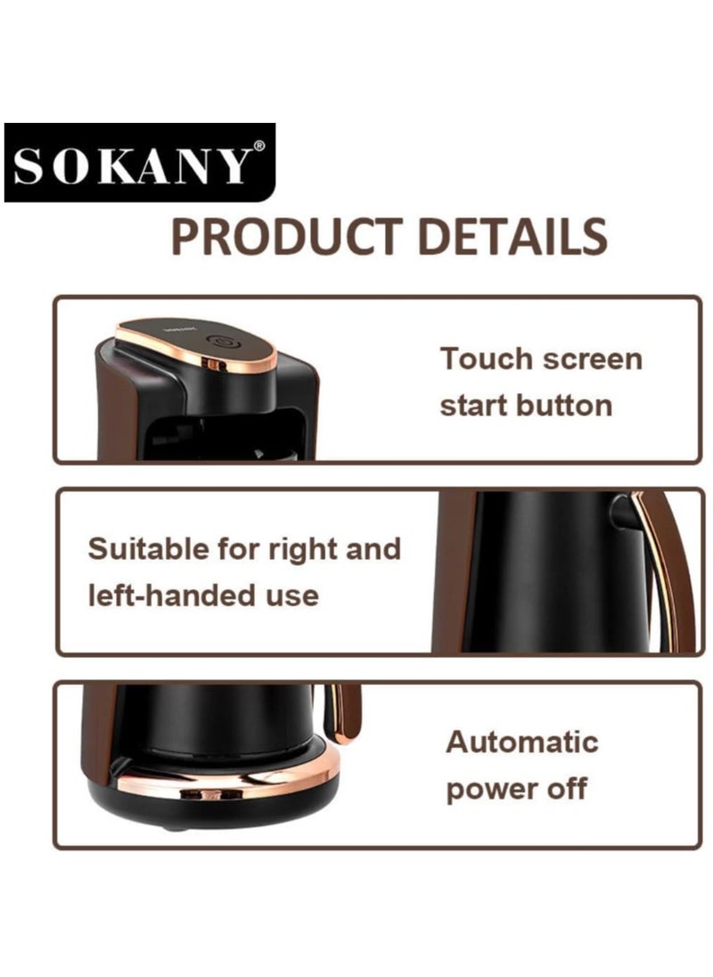 sokany - Touch Screen Turkish Coffee Maker/Auto Power Off/250 ml/550W - Image 1