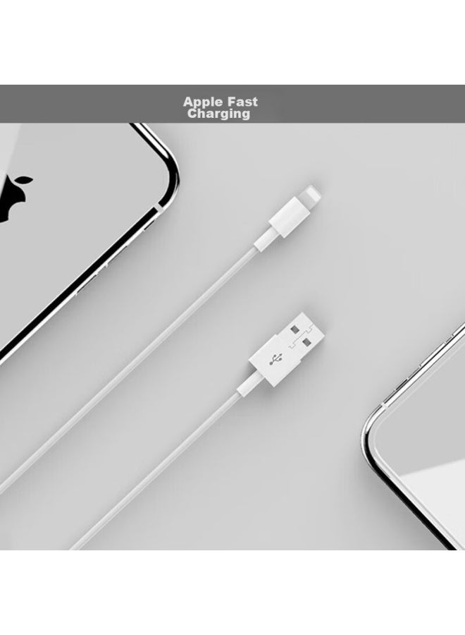 Diyi Workshop Deyi Gongfang Apple Charging Cable, Data Cable Fast Charging Line, Suitable For Iphone 13/14 Pro Max/12/xs/xr/apple 2-meter Cable + 12w Fast Charging Head Set - Image 3