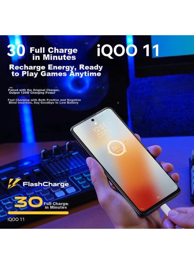 CangHua كابل شحن متوافق مع Iqoo، كابل بيانات Vivo، كابل شحن سريع 6a، شحن فلاش 120w/66w، للهواتف 9/9pro/8/8pro/7/neo6/neo5/3/x80/70/60، 2 متر - Image 4