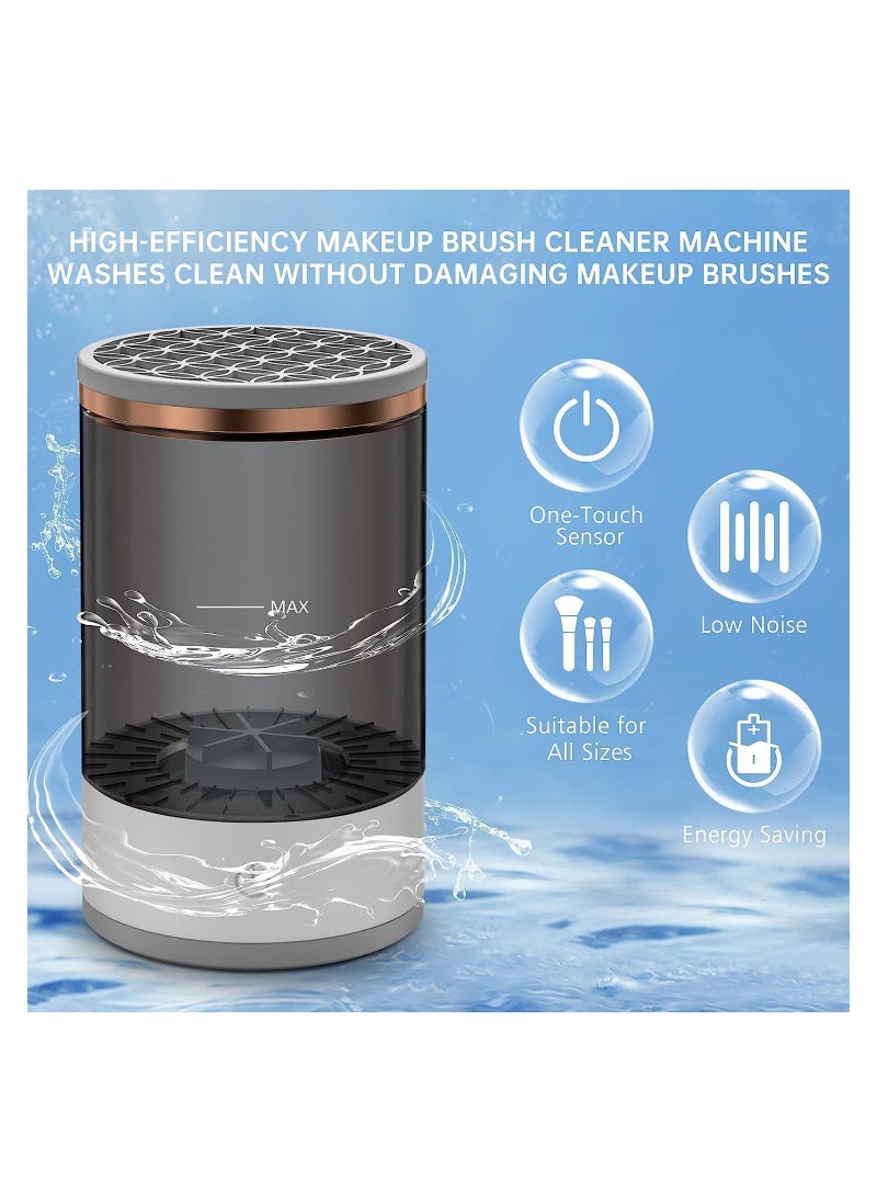 BP - Electric Makeup Brush Cleaner Machine Makeup Brush Cleaner Automatic USB Makeup Brush Washing Machine Brush Cleaner for All Size Beauty Makeup Brushes Set - Image 1