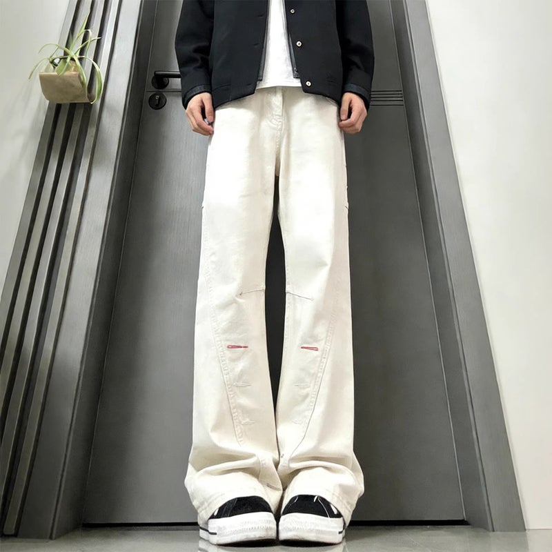 Unisex Casual Daily Denim Jeans - Image 4