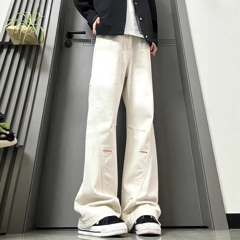 Unisex Casual Daily Denim Jeans - Image 1