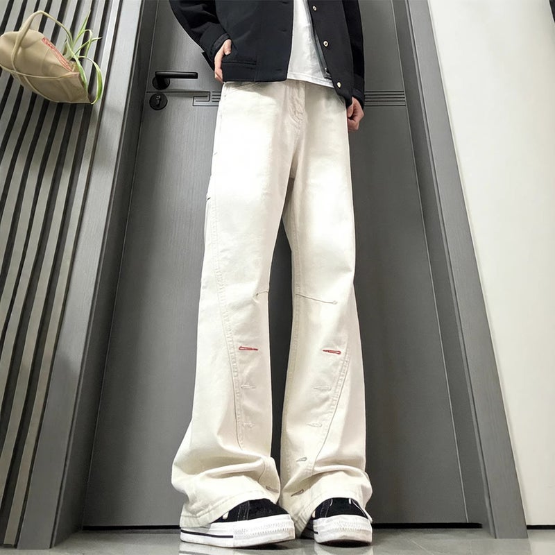 Unisex Casual Daily Denim Jeans - Image 2