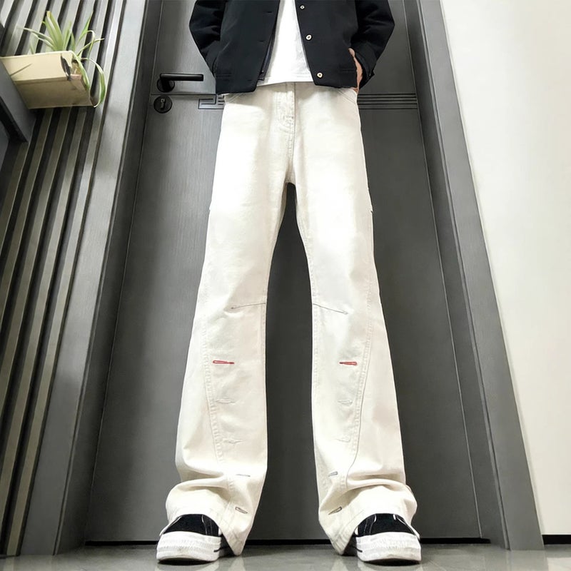 Unisex Casual Daily Denim Jeans - Image 3