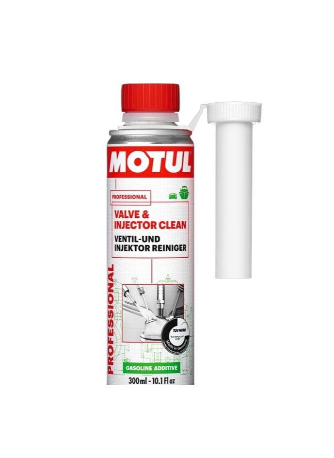 MOTUL منظف الصمامات والحاقنات I مادة مضافة للسيارات (300 مل) - مستورد من أوروبا 