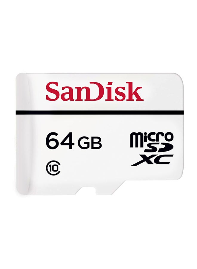 sandisk High Endurance 64GB Video Monitoring Card With Adapter - Image 1