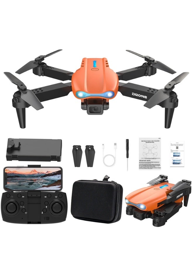 E99 Drone With HD Camera, WiFi FPV HD Dual Foldable RC Altitude Hold, Remote Control Toys For Beginners Children Men's Gifts Indoor And Outdoor Affordable UAV - Image 3