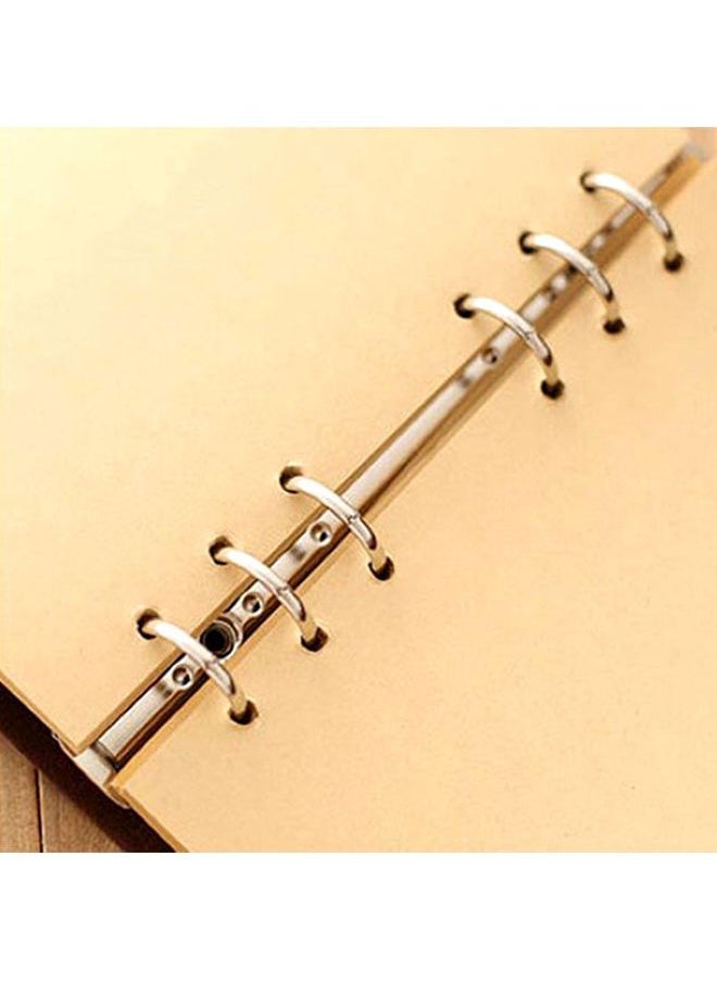 NIBEMINENT - A5 Retro Helm String Faux Leather Journal Brown - Image 1