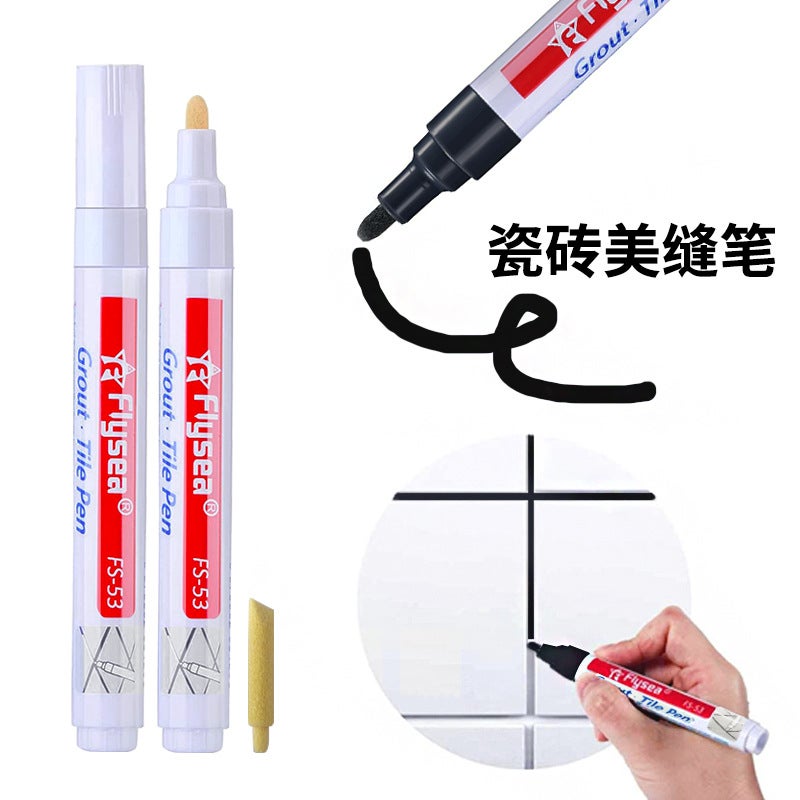 Tile Gap Repair Pen, Beauty Seam Pen, Bathroom Floor Tile Color Correction And Repair Marker Pen - Image 2