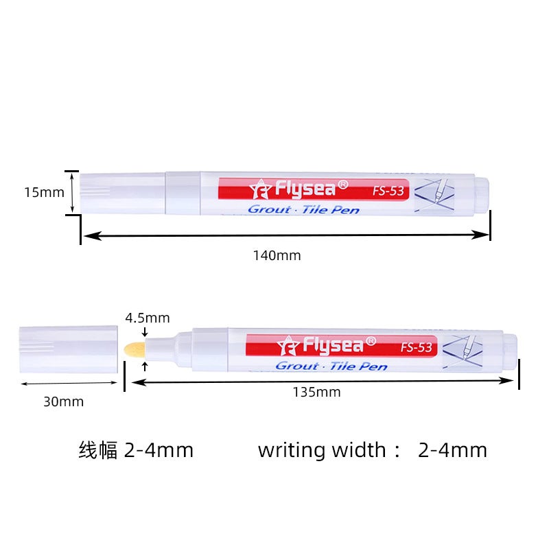 Tile Gap Repair Pen, Beauty Seam Pen, Bathroom Floor Tile Color Correction And Repair Marker Pen - Image 5