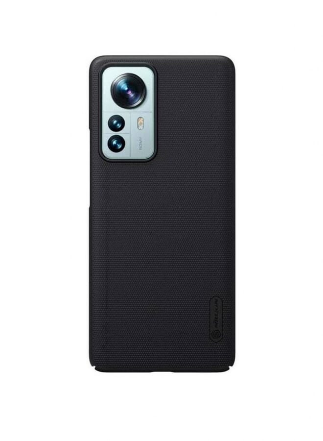 Nillkin Super Frosted Shield Hard Back Case Cover For Xiaomi 12 Pro Black - Image 1