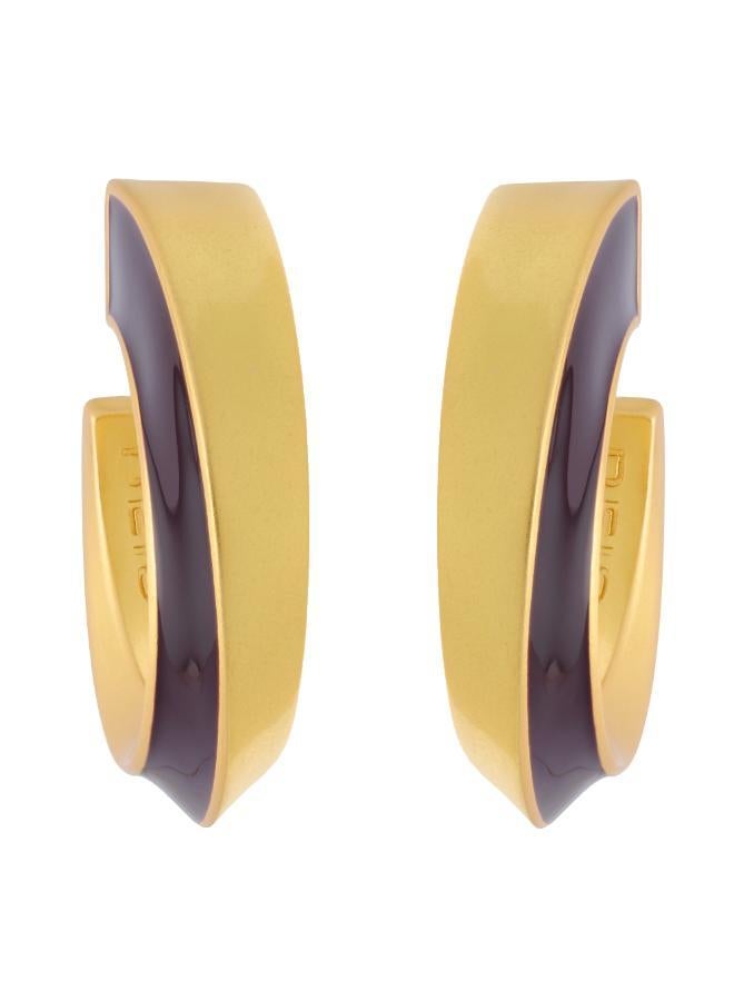 REISS THALIA: Twist Enamel Hoop Earrings  - Image 3