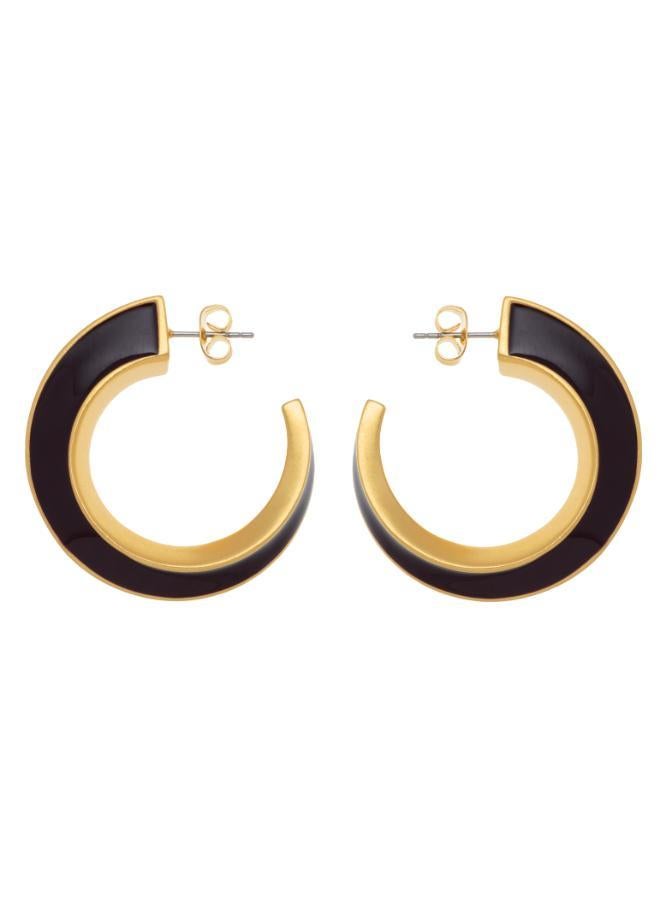 REISS THALIA: Twist Enamel Hoop Earrings  - Image 4