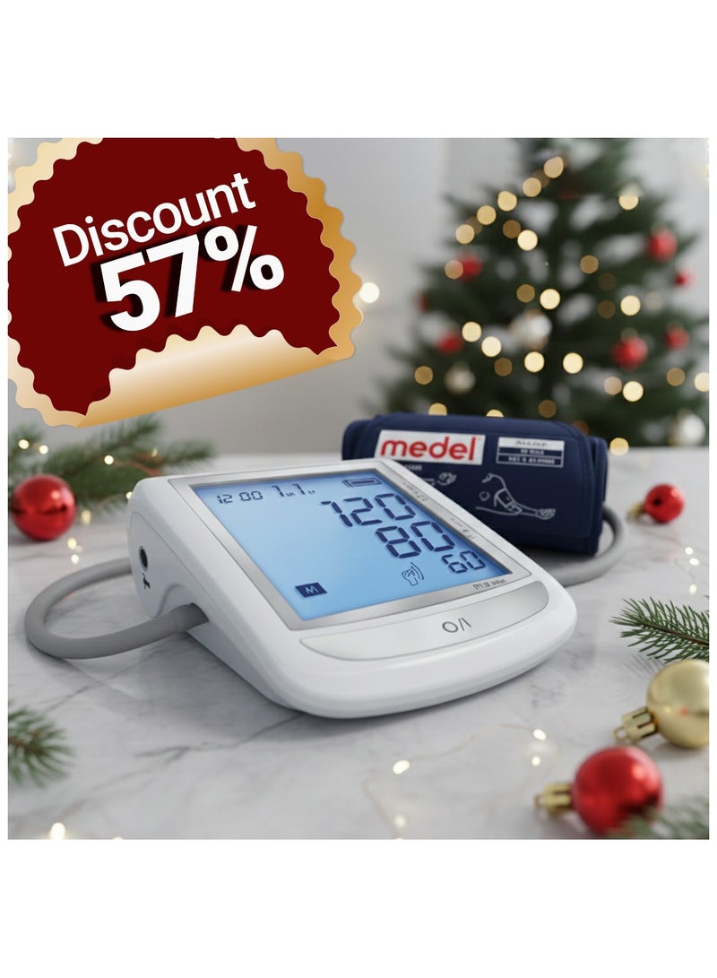 Medel Elite Blood Pressure Monitor – Home Device for Accurate Blood Pressure Measurement with Clear Color Digital Display - Image 1