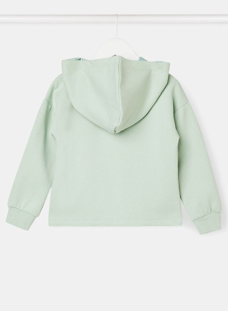 ONLY Kids Glitter Logo Hoodie - Image 2