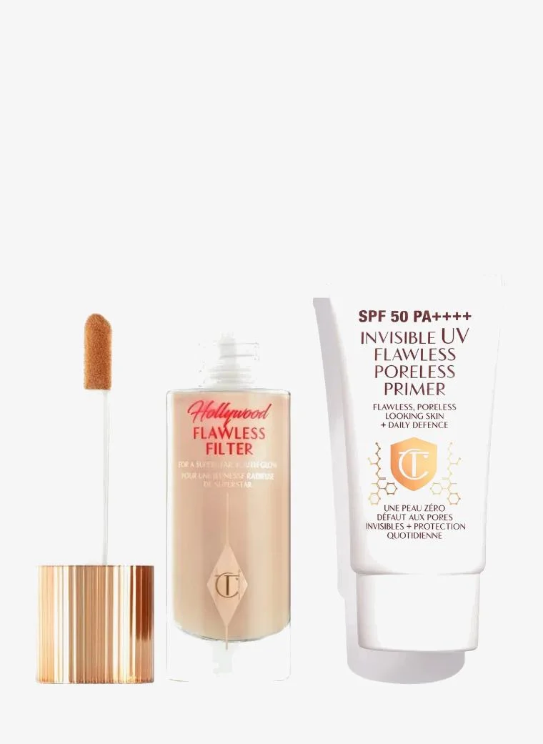 Flawless Airbrush Glow Duo: Invisible UV Primer & Hollywood Flawless Filter Savings 20%