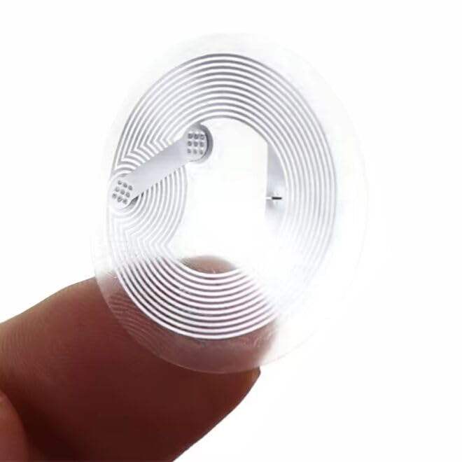 HiTags NFC Tag Sticker | NTAG213 | 144 Bytes Memory | Rewrittable | Compatible with All NFC Supported Phones & Readers - Image 1