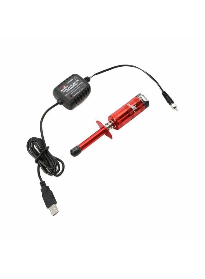 Dynamite Metered Ni-Mh Glow Driver w/USB Charger DYNE0200 Glow Plugs - Image 1