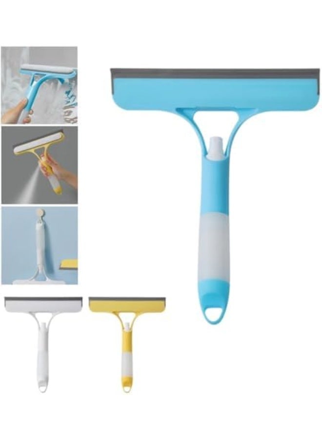 3 in 1 Window Cleaning Scraper, 2025 Upgraded Window Squeegee with Spray, Spray Window Squeegee Cleaner Tool with Spray Bottle, for Car, Home, Kitchen - Image 1