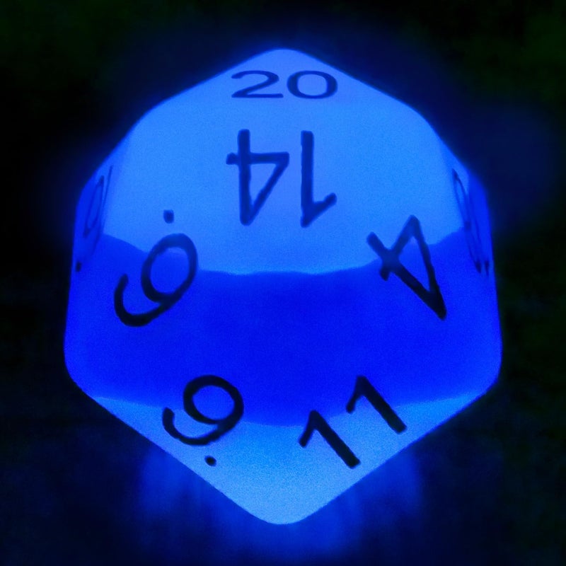Bescon Jumbo 20 Sides Dice 1.5 inch in Colorful Multi-Layer Design, 38MM Over-Sized D20 Dice Big Size Multi Layered with Rich Colors - Image 1