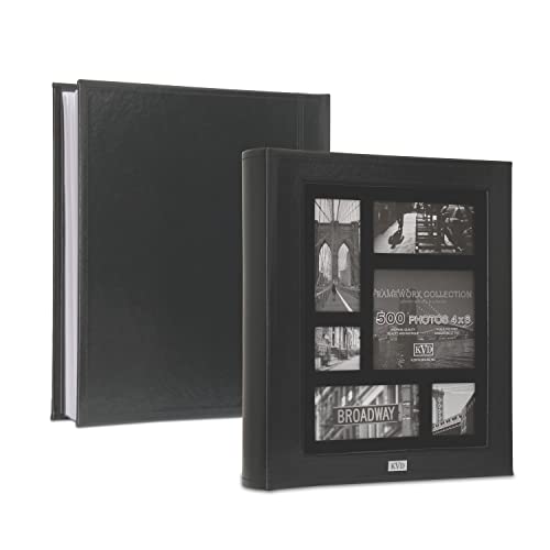 Kleer-vu Photo Album Suedeleather Collection, Holds 500 4x6 Inches Photos, 5 Per Page - Black - Image 3