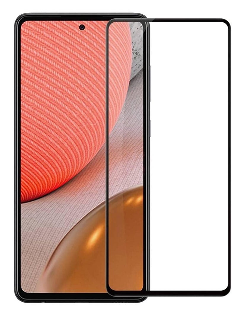 Tempered Glass Screen Protector For Samsung Galaxy M51 - Black