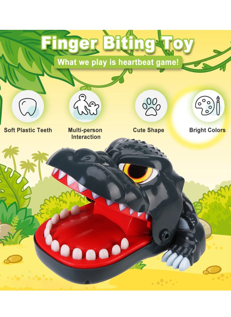 Excefore Crocodile Dentist Game, Classic Alligator Toy for Kids, Classic Mouth Dentist Bite Finger, Bite Finger Toy, Funny Interactive Game of Bite Finger, for Children Gift  - Image 3