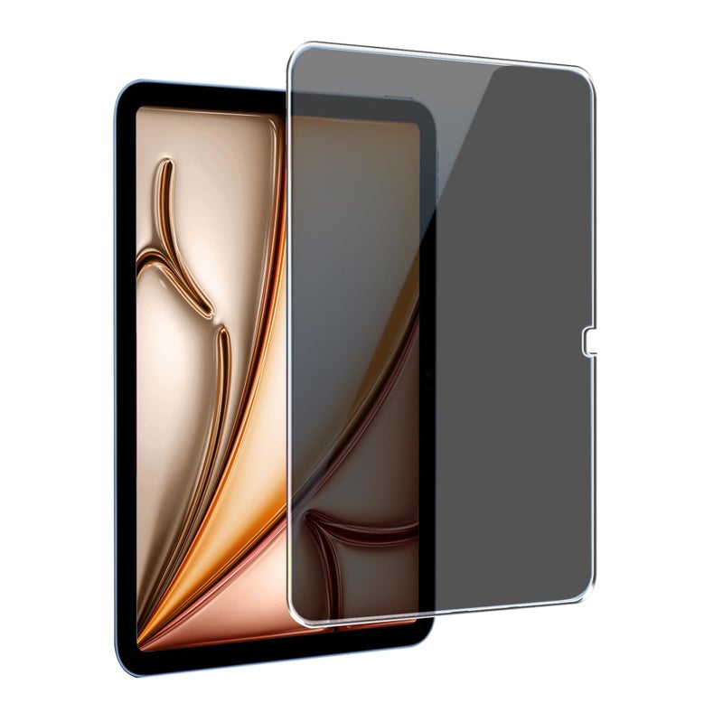 Juvraixo Privacy Screen Protector for iPad Pro 13 Inch 2025/2024 [8th/7th Generation,M5/M4] , iPad Air 13 Inch 2025/2024 [7/6th Generation,M3/M2] 9H Tempered Glass Anti-Spy [Face ID & Apple Pencil Compatible] Case Friendly HD Clear Case Friendly - Image 1