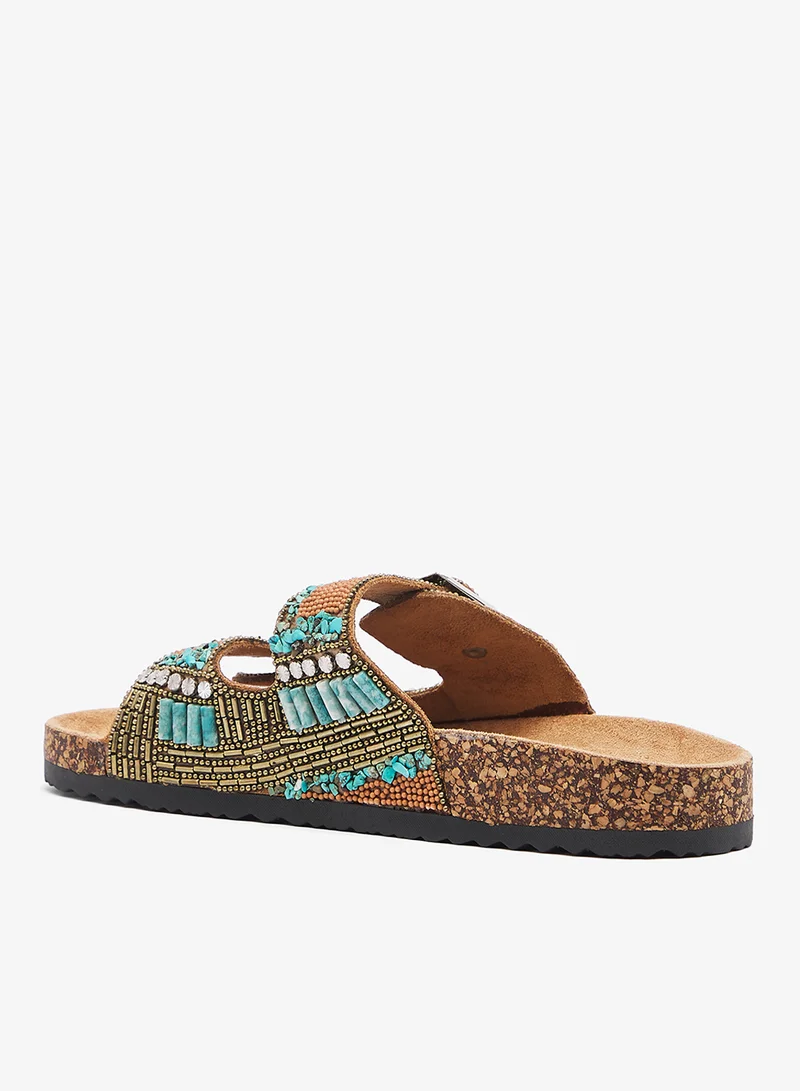 DOWN TO EARTH Casual Flat Sandal