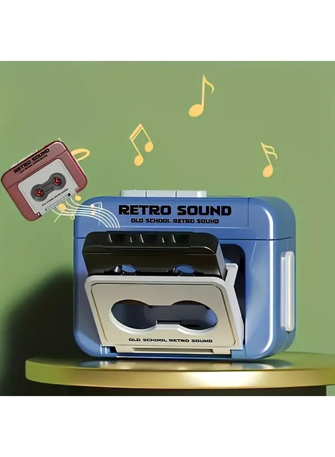 Red Retro Keychain Recorder 15s Novelty Creative Mini Toy Gift - Image 5