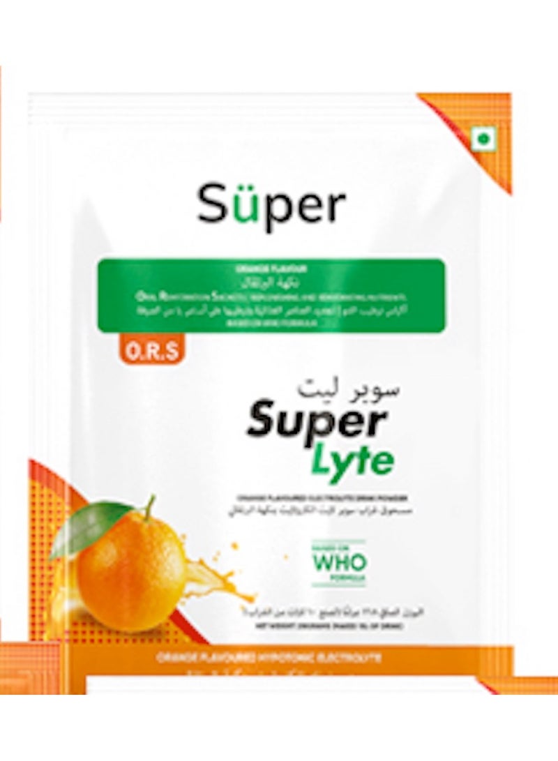Super Lyte ORS, Orange Flavor (21.8gm x 10 sachets) - Image 3