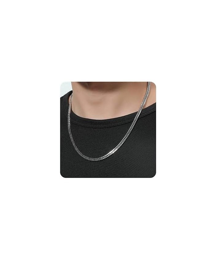 Fayrouz Jewellery - Punk Titanium Steel Men Cuban Chunky Chain Necklace - Image 1