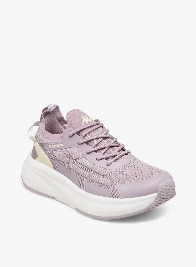 كابا Women's Logo Print Sports Shoes with Lace-Up Closure
