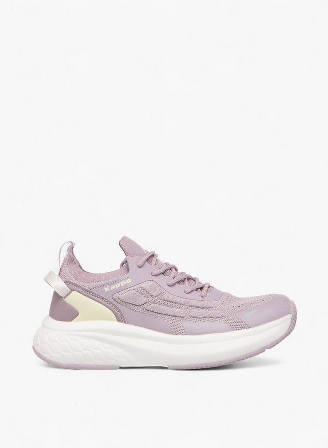 Kappa Women's Logo Print Sports Shoes with Lace-Up Closure - Image 3
