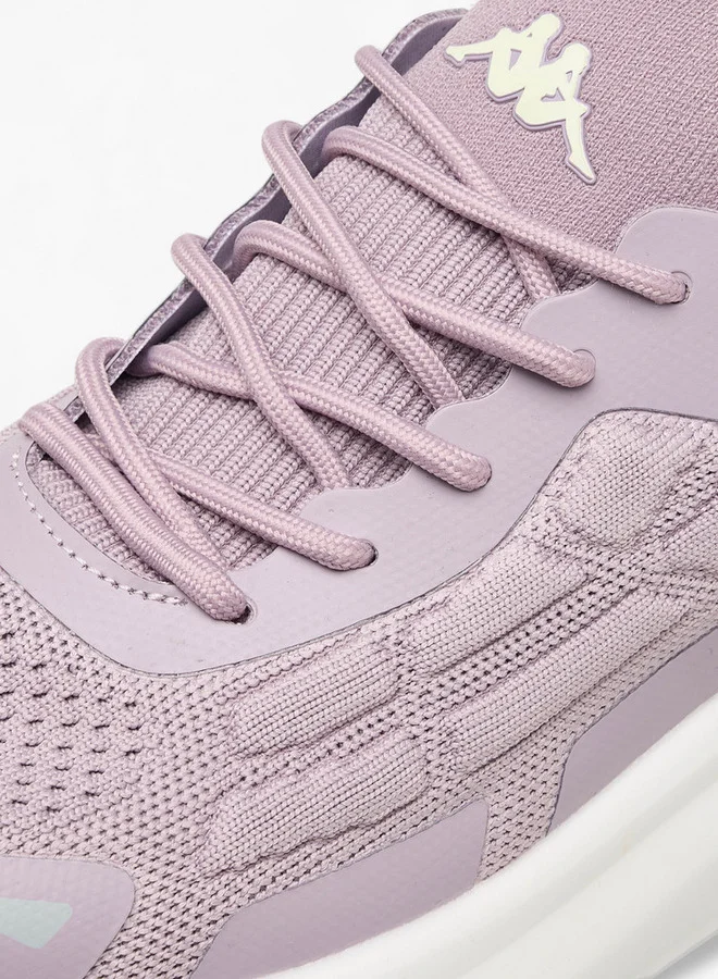 Kappa Women's Logo Print Sports Shoes with Lace-Up Closure