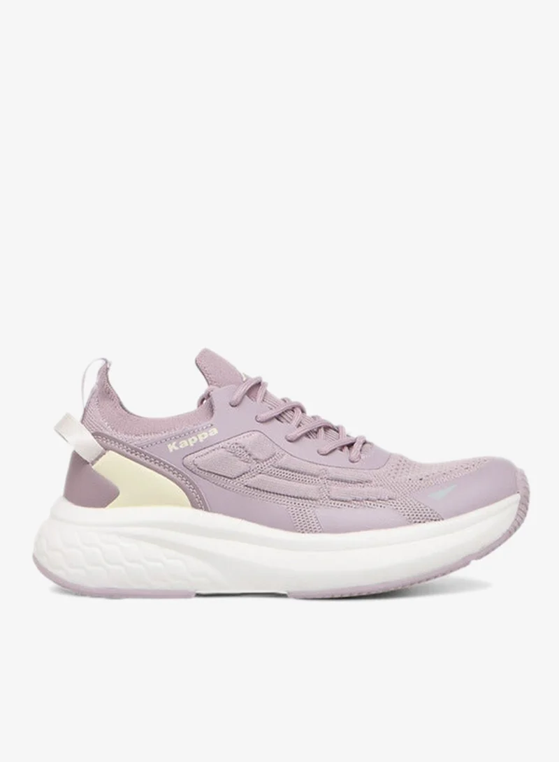 Kappa Women's Logo Print Sports Shoes with Lace-Up Closure