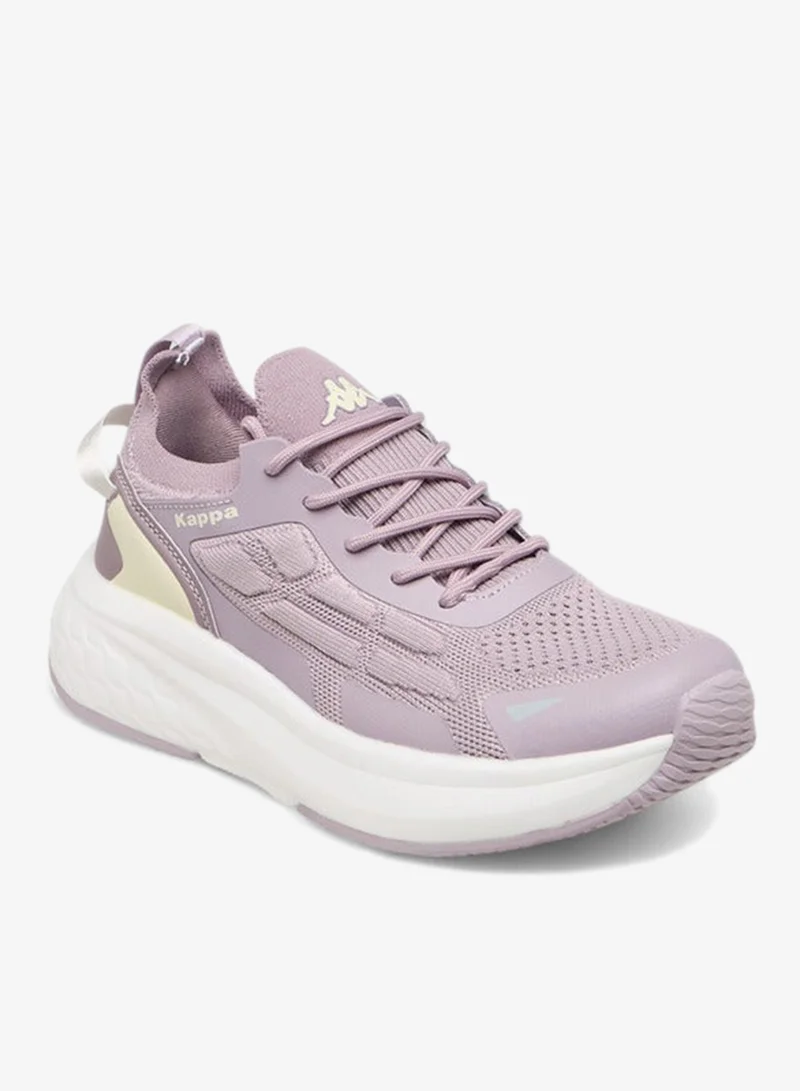 Kappa Women's Logo Print Sports Shoes with Lace-Up Closure