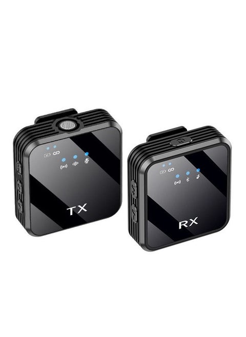 Portable Wireless Noise Canceling Microphone Anti Interference for Recording iPhone Android Video Speech