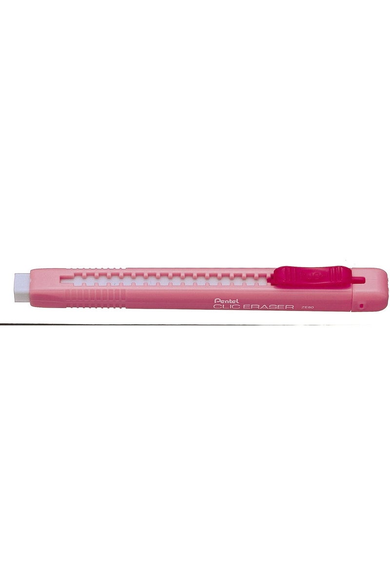 Ze80-P Eraser Pen - Pink Barrel