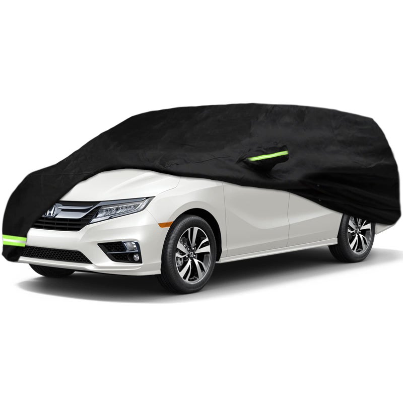 YIXIN Waterproof Car Cover Cover for 20052024 Honda Odyssey Minivan 190T Custom Fits 100 Water Resistant Wind Belt and Single Door Zipper Up to 205 L Blackfor Honda Odyssey