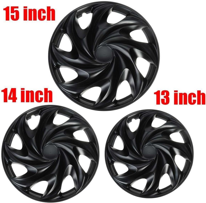 DEMULAX 4Pcs Car Wheel Cover Hubcaps - 13/14/15 Inch - Image 3