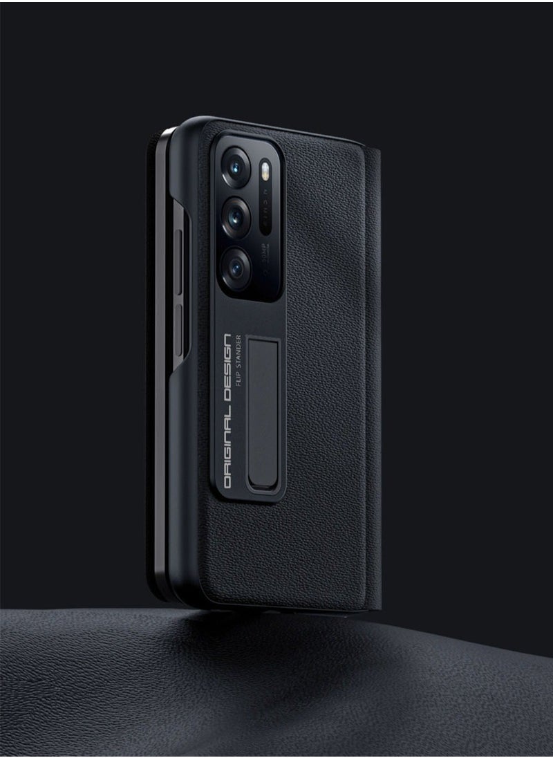 Leather Magnetic Case Compatible with OPPO Find Cover Shockproof Hard Holder Case for Find N Fold Case