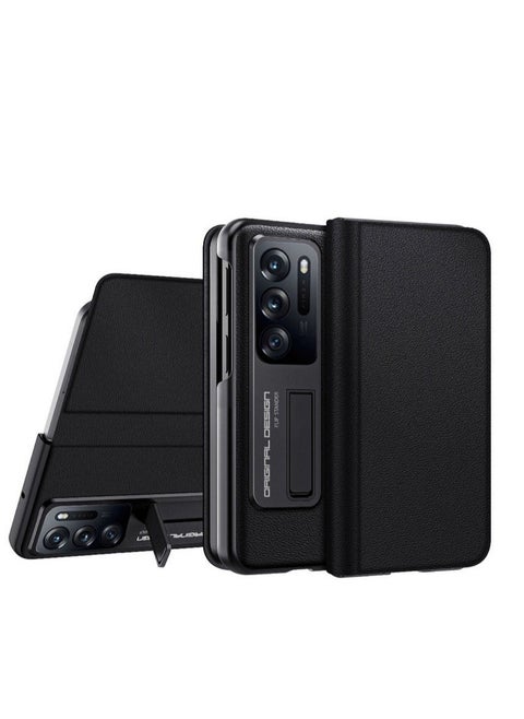 Leather Magnetic Case Compatible with OPPO Find Cover Shockproof Hard Holder Case for Find N Fold Case