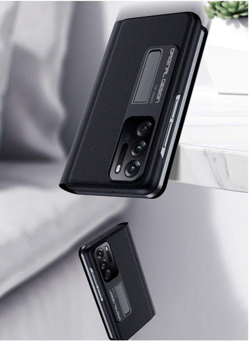 Leather Magnetic Case Compatible with OPPO Find Cover Shockproof Hard Holder Case for Find N Fold Case