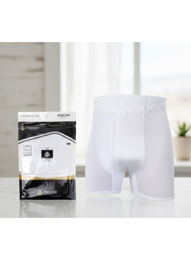 FIDCHY Men’s Half Cotton Boxer – Comfortable Elastic Waist – Daily Wear - Image 3