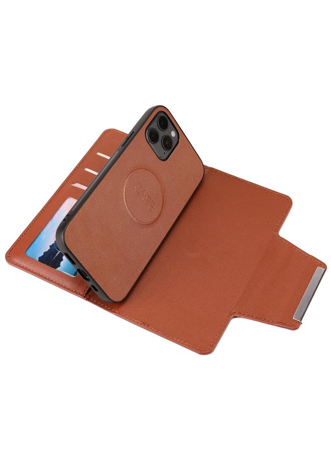 Zaboon Case For iPhone 12 / 12 Pro Ultra-thin Separable Magnetic Horizontal Flip Leather Case with Card Slot & Wallet - Image 5