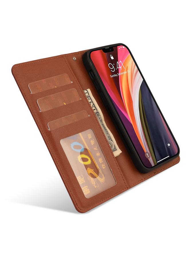 Zaboon Case For iPhone 12 / 12 Pro Ultra-thin Separable Magnetic Horizontal Flip Leather Case with Card Slot & Wallet - Image 4