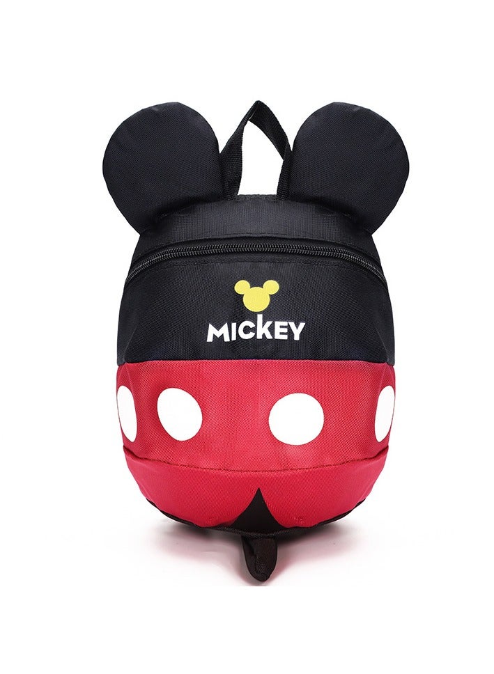 Mickey Kindergarten children's schoolbags kids cartoon boys and girls backpacks cute cartoon baby anti-lost backpack Suitable for children aged 1 to 3 years - Image 1